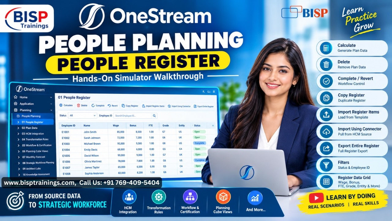 OneStream Workforce Planning Guide| OneStream Planning Getting Started | OneStream People Planning