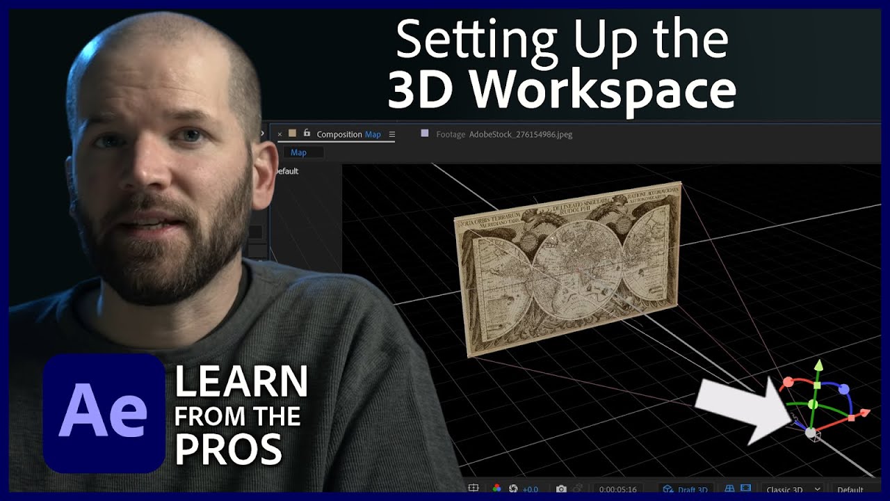 How to Set Up Your 3D Workspace in After Effects! | Learn From The Pros | Adobe Video