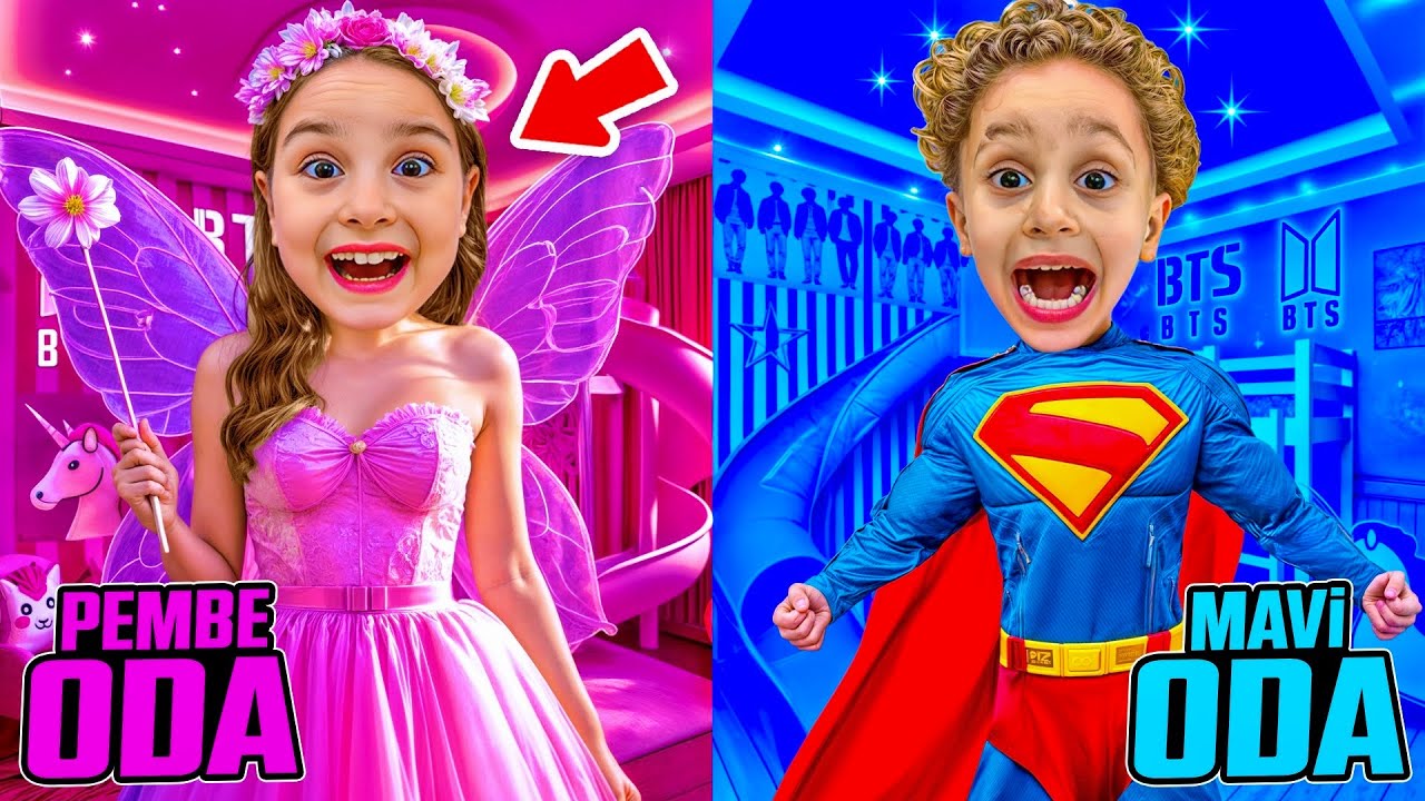 KUZEY ELİF YENİ PEMBE ODA VS MAVİ ODA ALIŞVERİŞİ !! YENİ EVE YENİ EŞYA !!