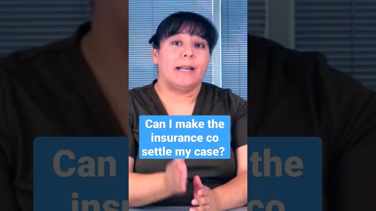 Can I force work comp to settle my case?