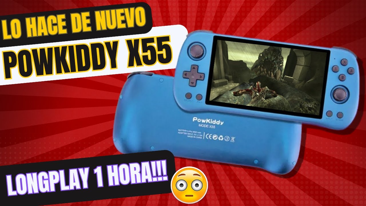 Mega Longplay powkiddy X55 1 hora!!! emuladores y juegos