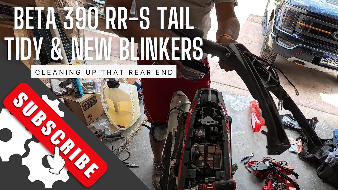 2024 Beta 390 RR-S Tail Tidy and New Blinkers
