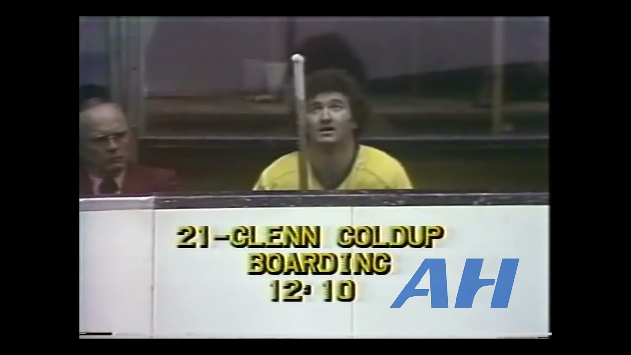 NHL Apr. 13, 1978 Glenn Goldup,LA v Jerry Butler,TOR (hit) Toronto Maple Leafs Los Angeles Kings