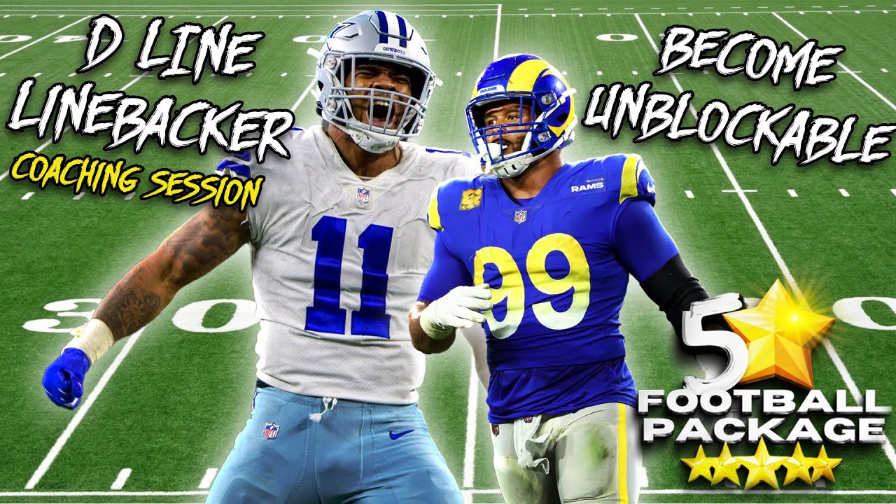 HOW TO GET OFF BLOCKS - Dline X Linebacker Full Training Session