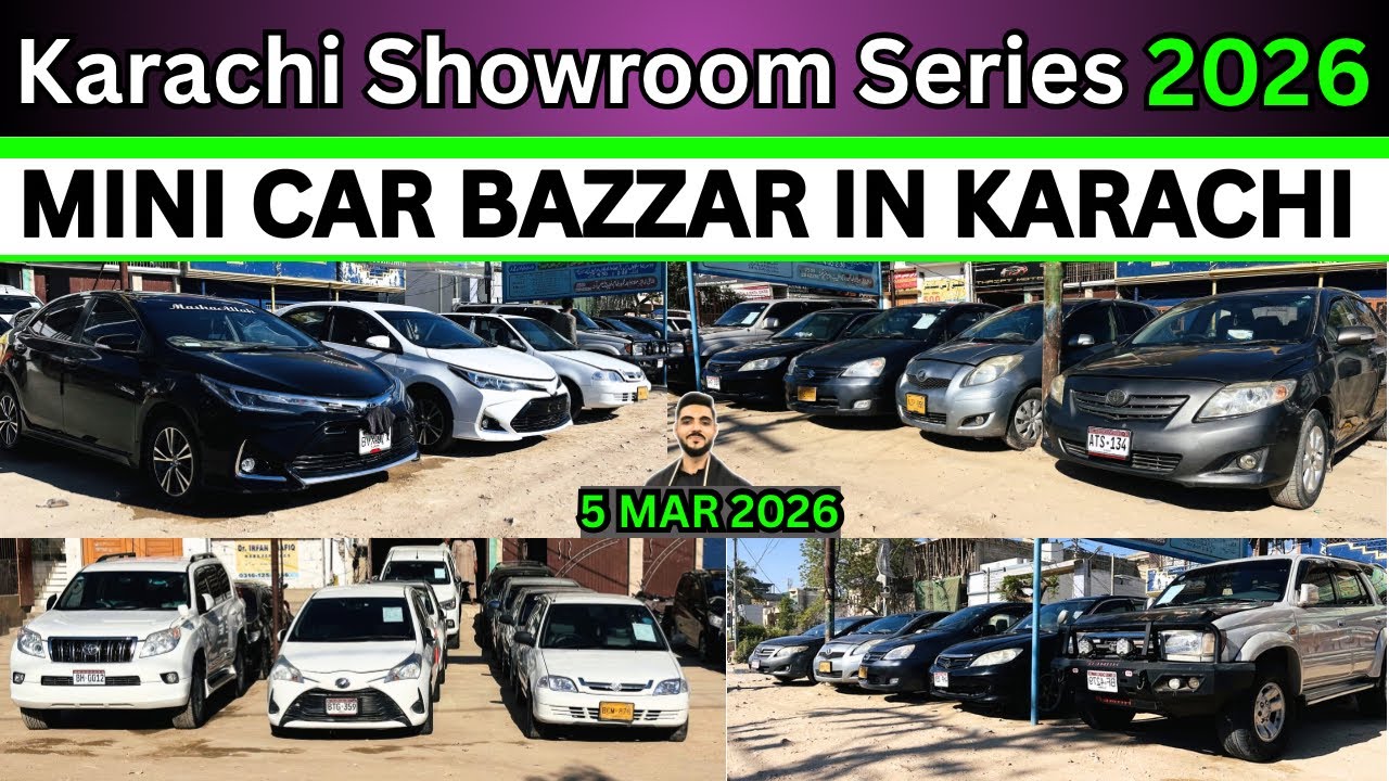 Karachi Showroom Series | MINI CAR BAZZAR IN KARACHI 5 March 2026