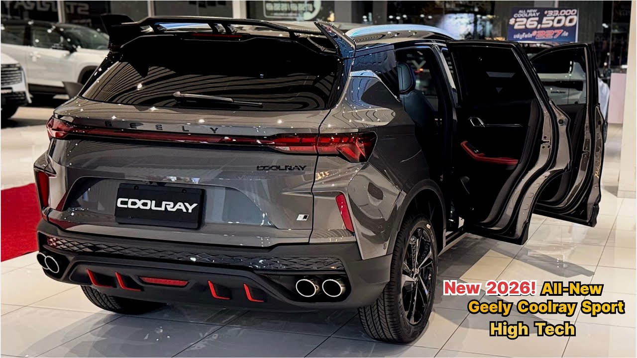 All-New 2026! Premium Geely Coolray S-Sport : Extra Comfort Luxury Full-Size, Interior and Exterior