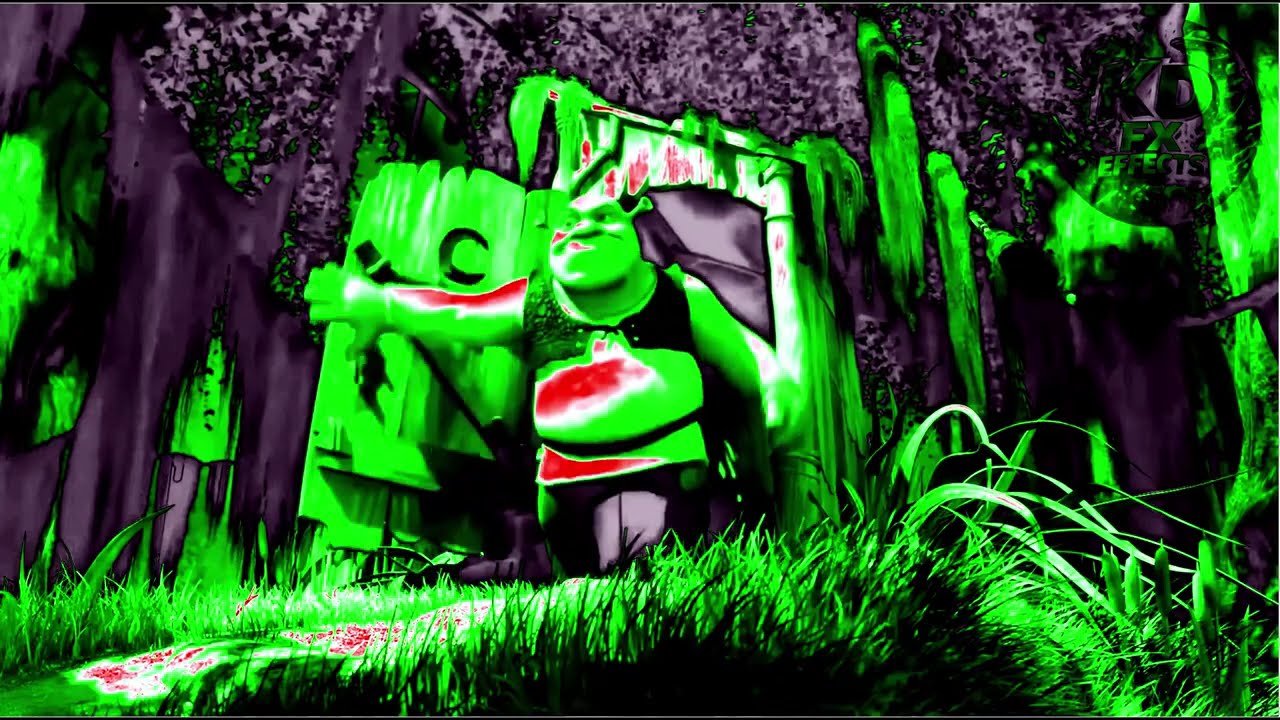 Shrek Funny Scenes - Going out in the Bathroom! (Effects Sponsored By Preview 2 Effects)