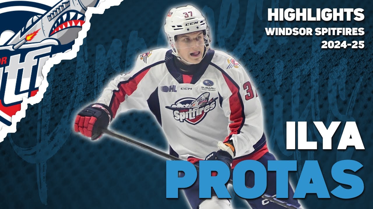Ilya Protas | 2024-25 Highlights | Windsor Spitfires
