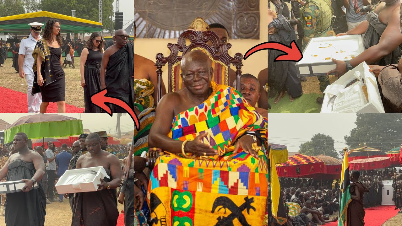 The British finally returned stolen items 150yrs ago from the Ashanti’s as otumfour celebrates 25yrs