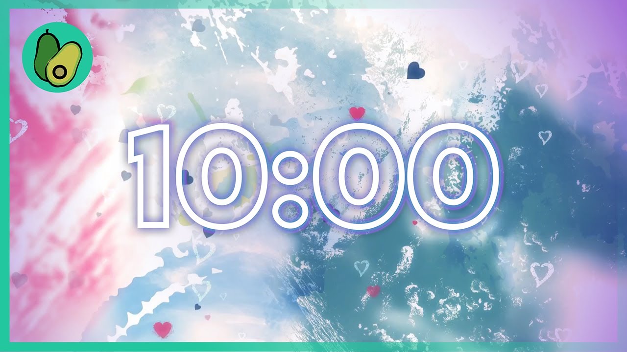 10 Minute Countdown Timer - Valentine's Day Edition 🌹- Bursting Love with Romantic Music (4K UHD)