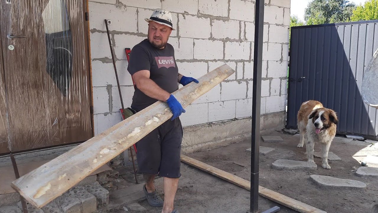 Як зробити бетонний ганок самому - покроково , просто і надійно ...