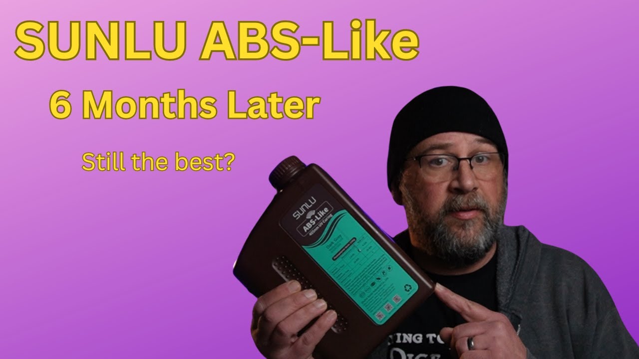 Sunlu ABS-Like 3d Printing Resin 6 Months Later