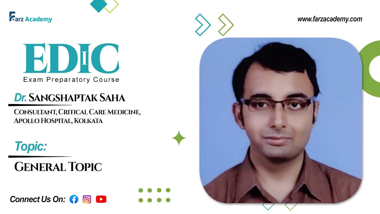EDIC Part - I Course | General Topic | Dr Sangshaptak Saha | 31st Jan 2026 | Short Video