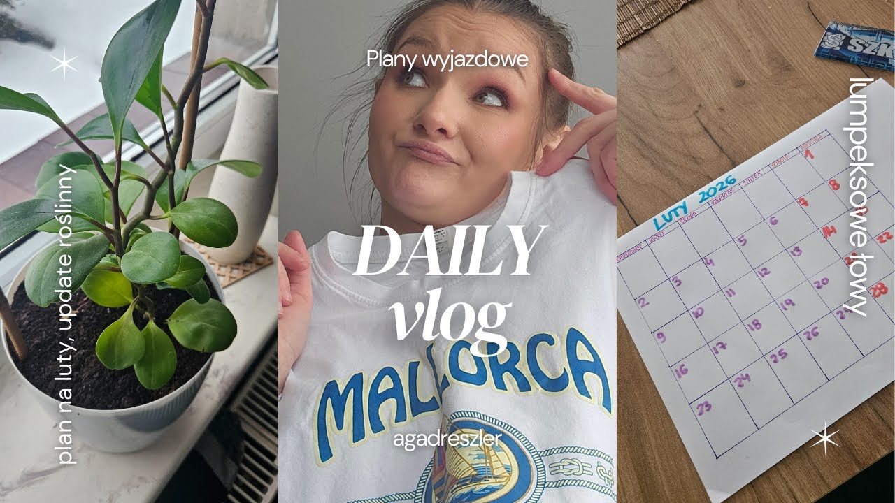 Daily vlog: roślinki 🌿, zakupy w lumpeksie, pisanie listów i odwołana wizyta u lekarza... 🙃
