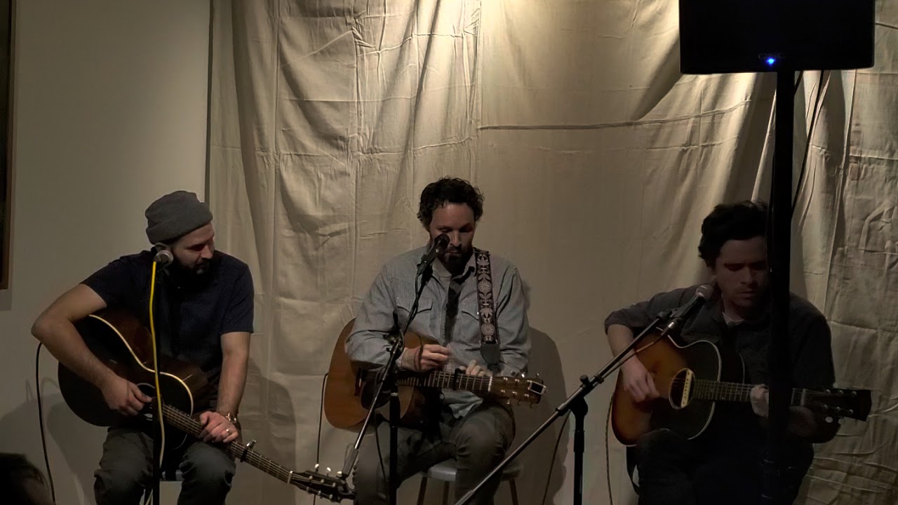Cabell Tice, Israel Nebeker (Blind Pilot) and Ryan O'Keefe (River Whyless) live concert (Part 6)