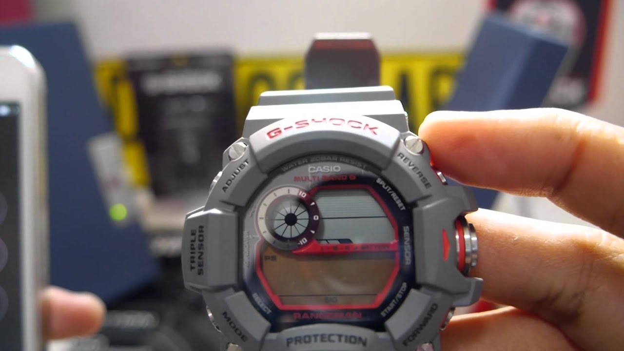 Latitude and Longitude Setup for Casio G-Shock GW-9400 Rangeman
