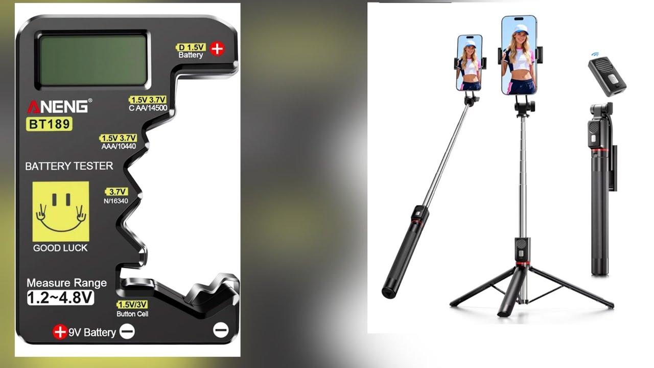 Angen BT189 Battery tester and Daidora tripod Unboxing and Review 
