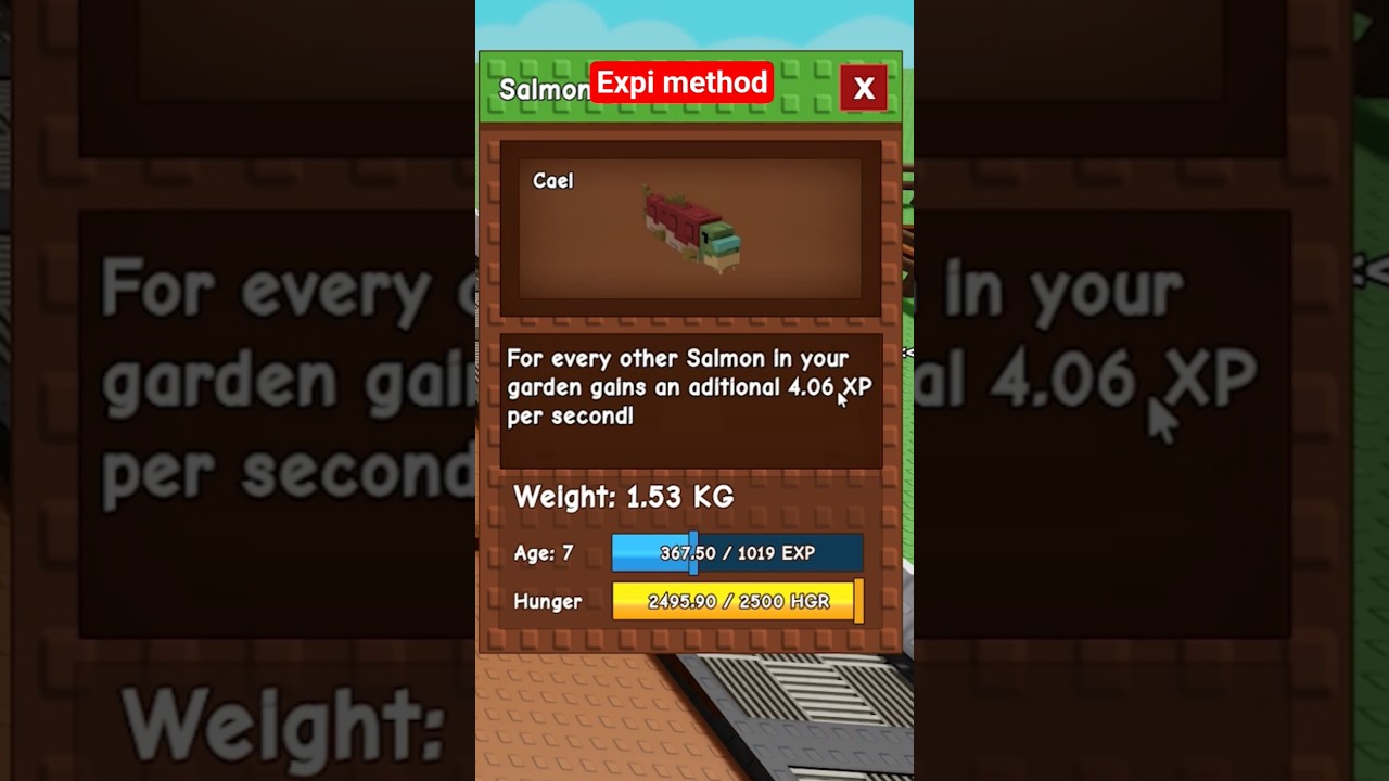 SALMON METHOD IS OP IN GROW A GARDEN