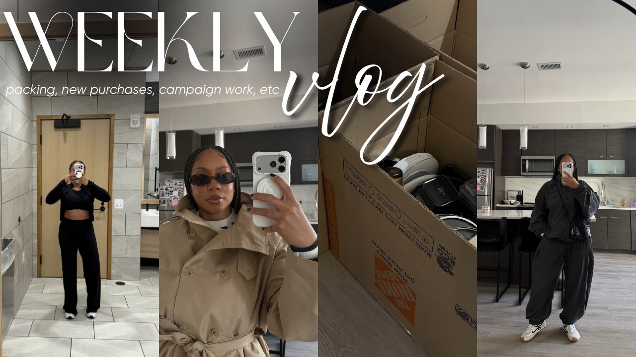 PACKING TIME!! | *exciting* meeting, new purchases, date night, packing & more  | a weekly vlog