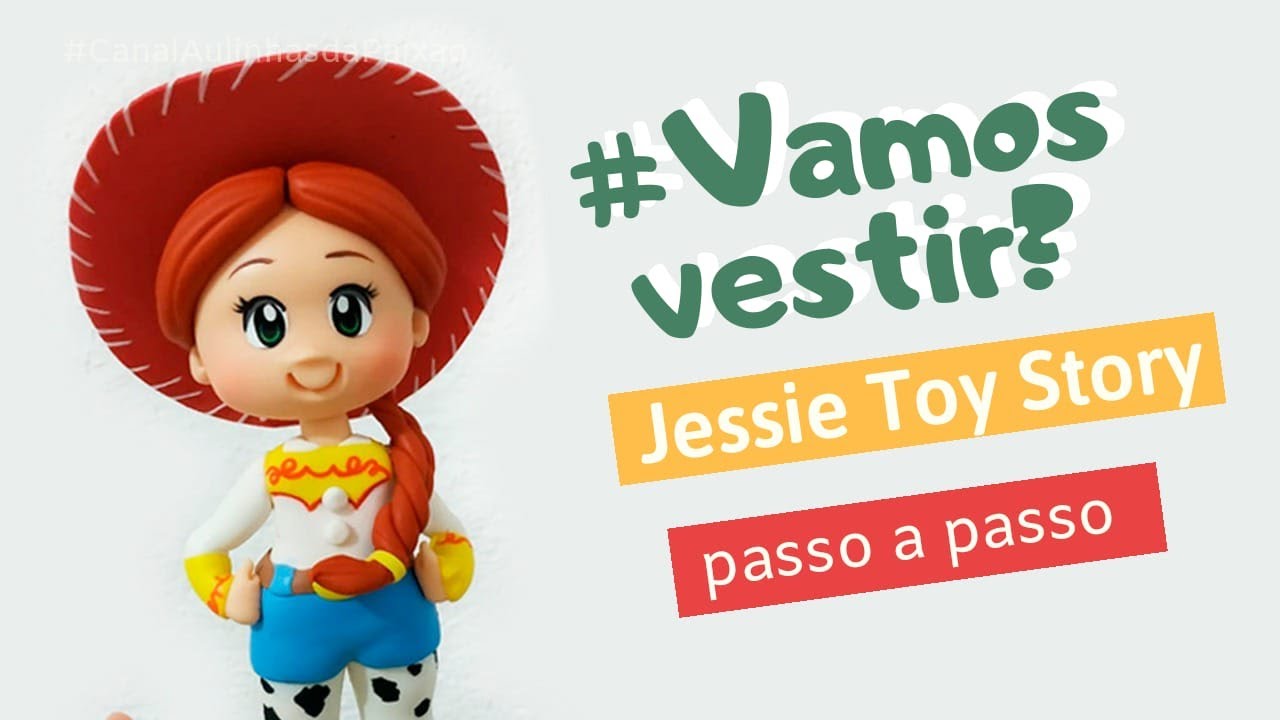 Jessie Toy Story Biscuit - Vamos vestir?  Passo a passo