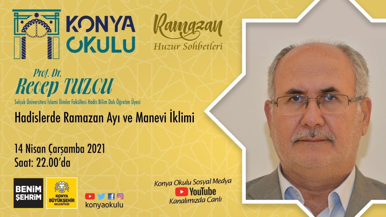 Ramazan Huzur Sohbetleri -2 Prof. Dr. Recep TUZCU - Hadislerde Ramazan Ayı ve Manevi İklimi