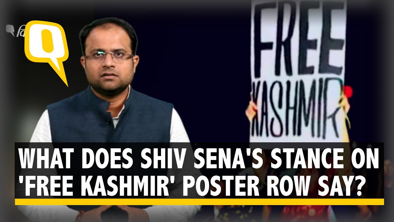 &lsquo;Free Kashmir&rsquo; Poster Row: Decoding Shiv Sena&rsquo;s &lsquo;Soft&rsquo; Stance | The Quint