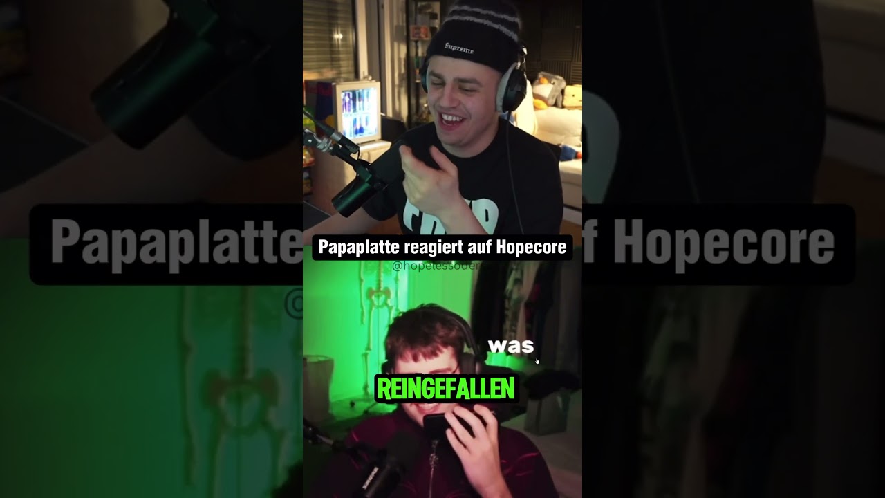 Papaplatte reagiert auf Faister hopecore #hopecore #twitch #twitchdeutschland #papaplatte #faister