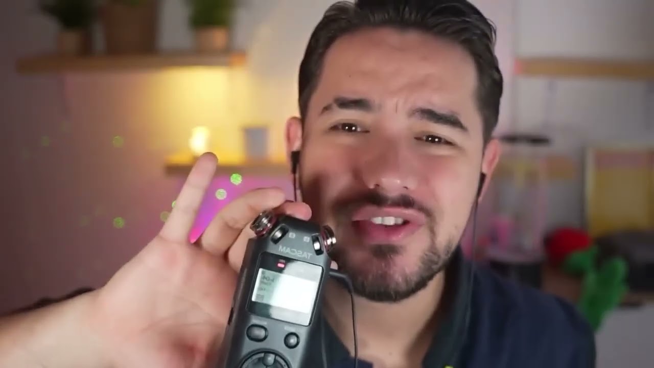 ASMR 1 hora de mouth sounds con tascam