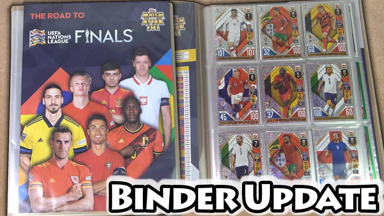 MATCH ATTAX 101 2022 Binder Update | *COMPLETE* COLLECTION | Full Binder & All 100 Clubs