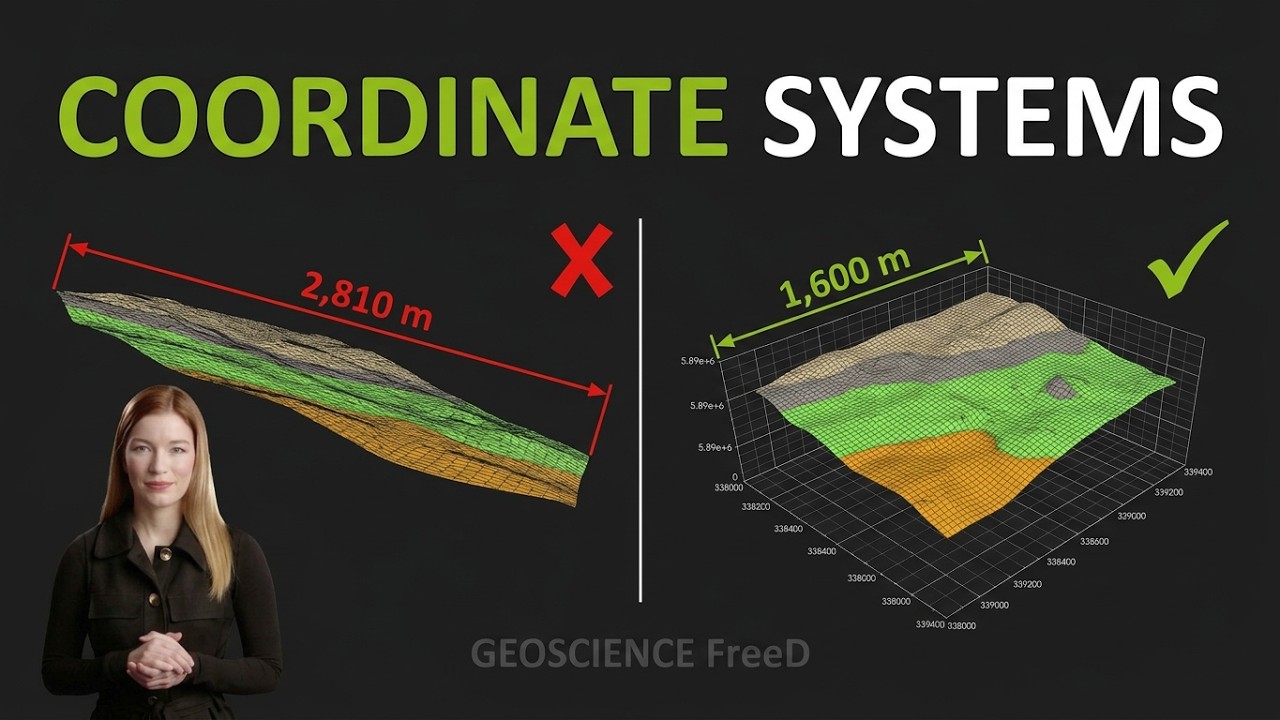 Geomodeling with Paraview is easy. But in which coordinate system?