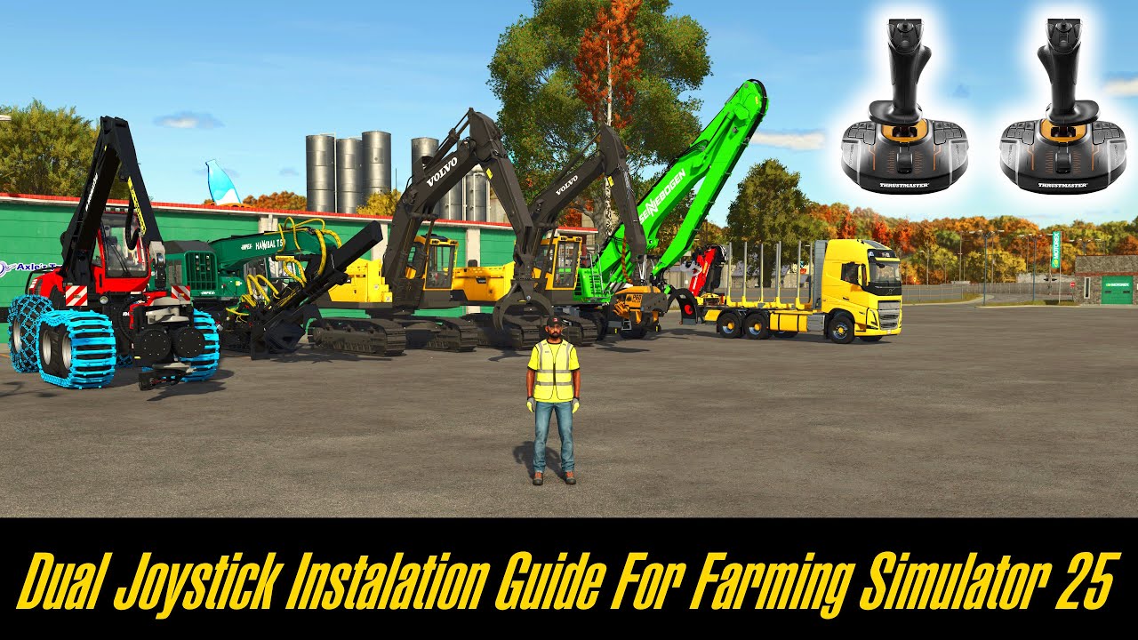 Как настроить два джойстика для Farming Simulator 25 || Учебное пособие ||