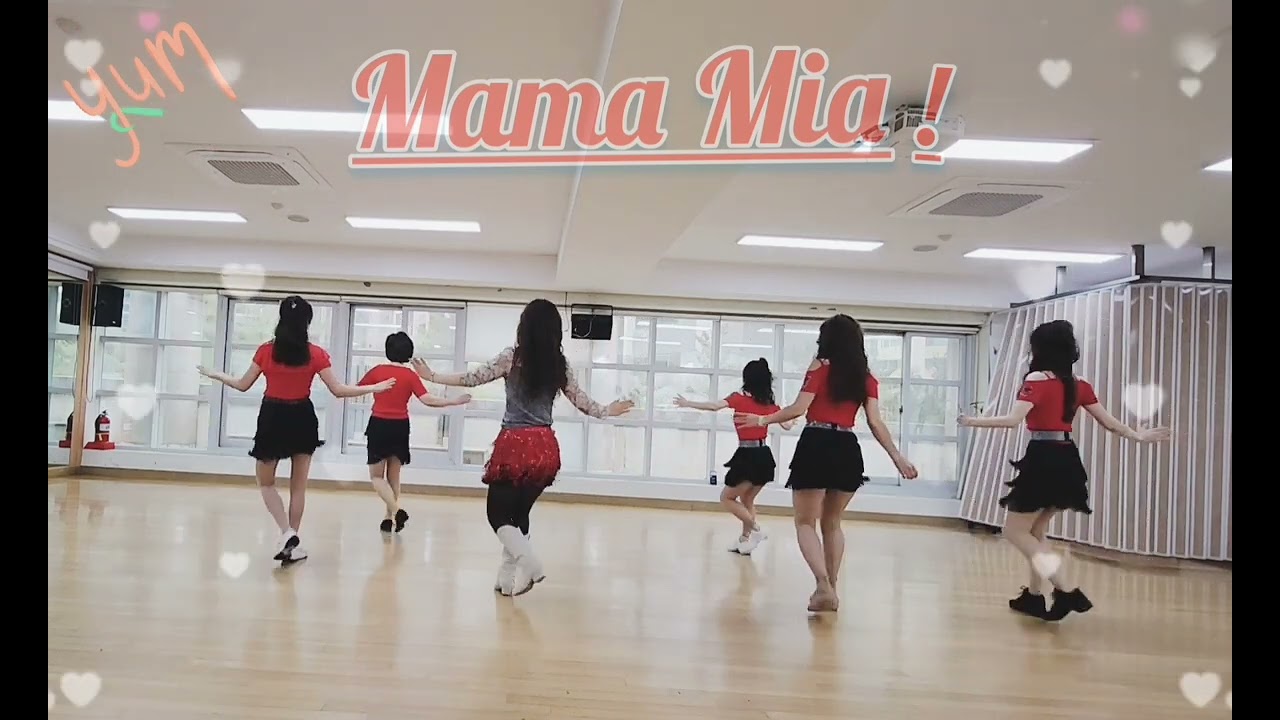 Mama  Mia! LineDance/Absolute/Beginner/마마미아라인댄스