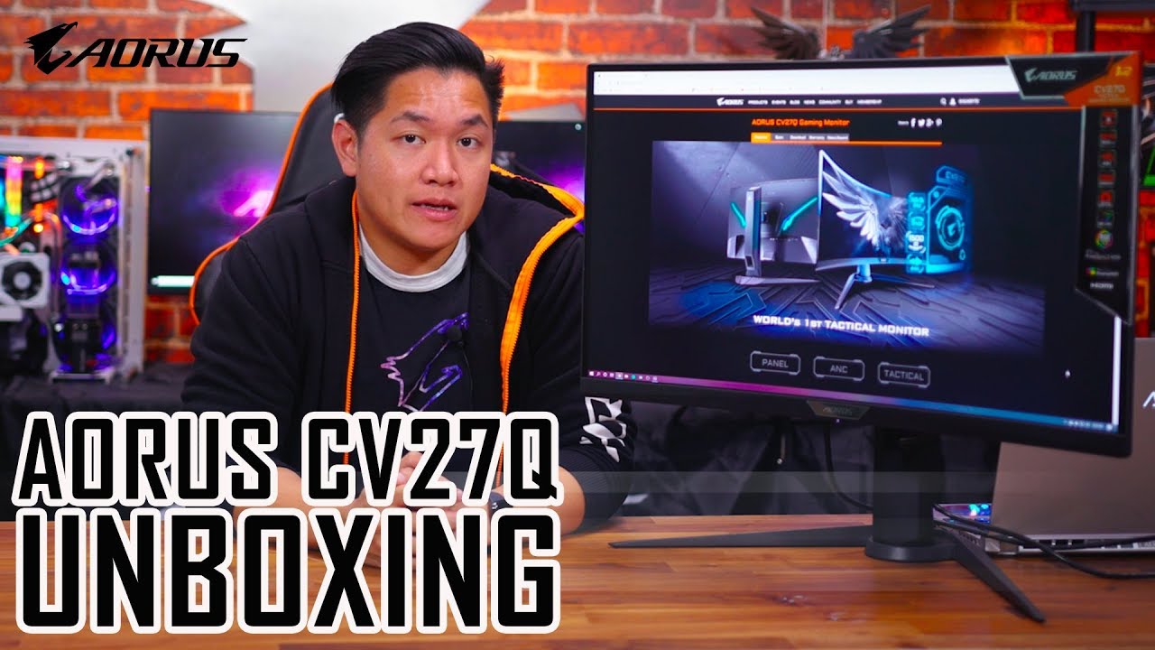 AORUS CV27Q Gaming Monitor | Product Overview