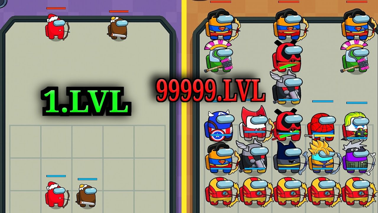 Merge Imposter Alien Battle Max Level Unlock All Imposters God Mod