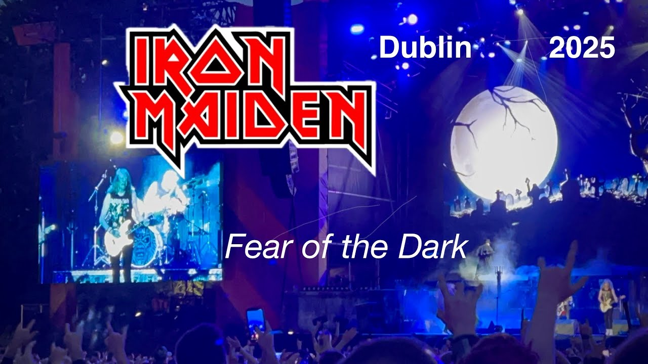 [4K] IRON MAIDEN - Fear of the Dark. Concert Dublin 2025. Malahide Castle gig. IE WORLD TOUR 2025.