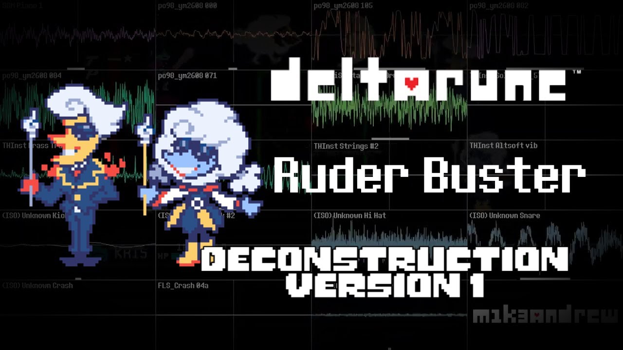 Deltarune Chapter 3+4 OST: 11 - Ruder Buster (Divorced)