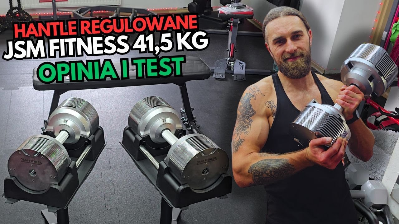 Hantle regulowane 41,5 kg JSM FITNESS opinia i testy