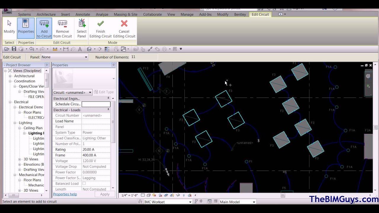 Revit MEP Circuits - Creating and Troubleshooting Circuits and Wiring - CADtechSeminars.com