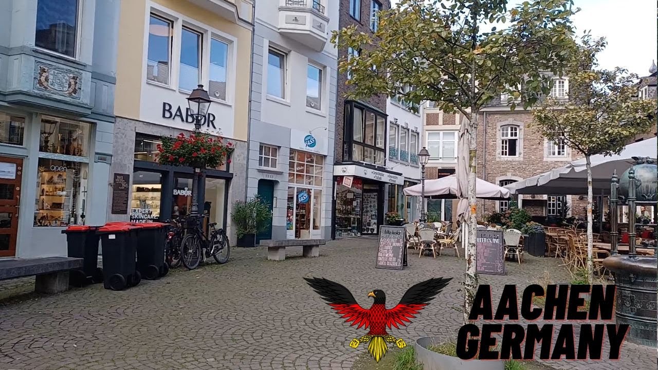 AACHEN - GERMANY Citywalk  Saterday market (Aken - Duitsland)