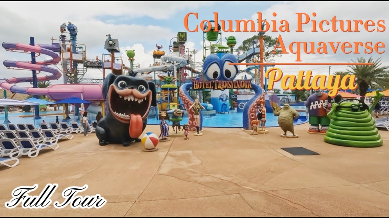 Columbia Pictures Aquaverse - Pattaya City Full Tour (Eng Sub)