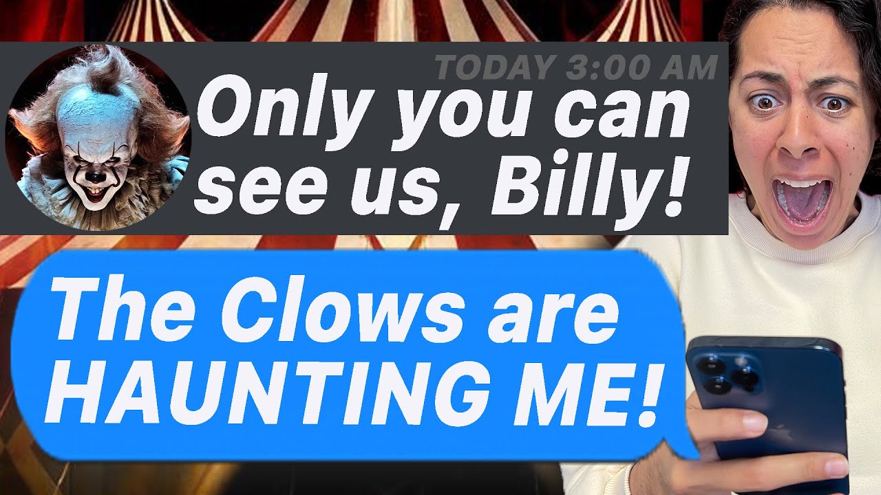 I Keep Seeing CREEPY CLOWNS In My Town!!🔻 | You Won't Believe What Happened Next Chat Stories