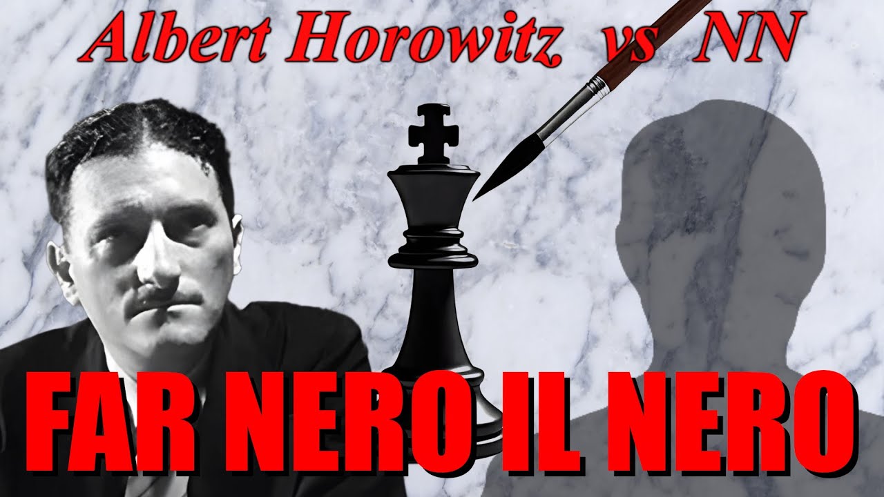 Scacchi 657 - Horowitz NN - Far Nero il Nero - [C23] 1940