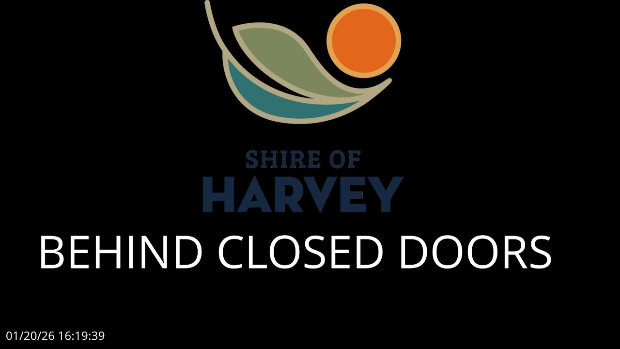 Harvey Council January 2026 Agenda Briefing Session