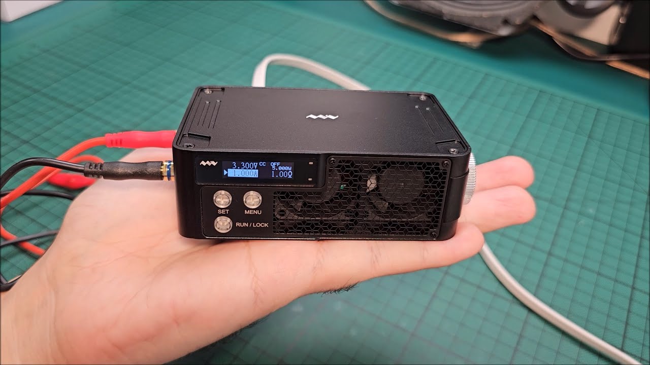 DC 100W Electronic Load Miniware MDP-L1060 - unboxing and quick test