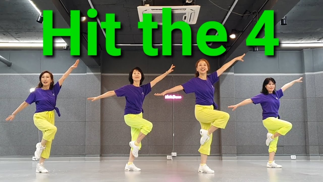 Hit the 4 line dance (High Intermediate) Demo