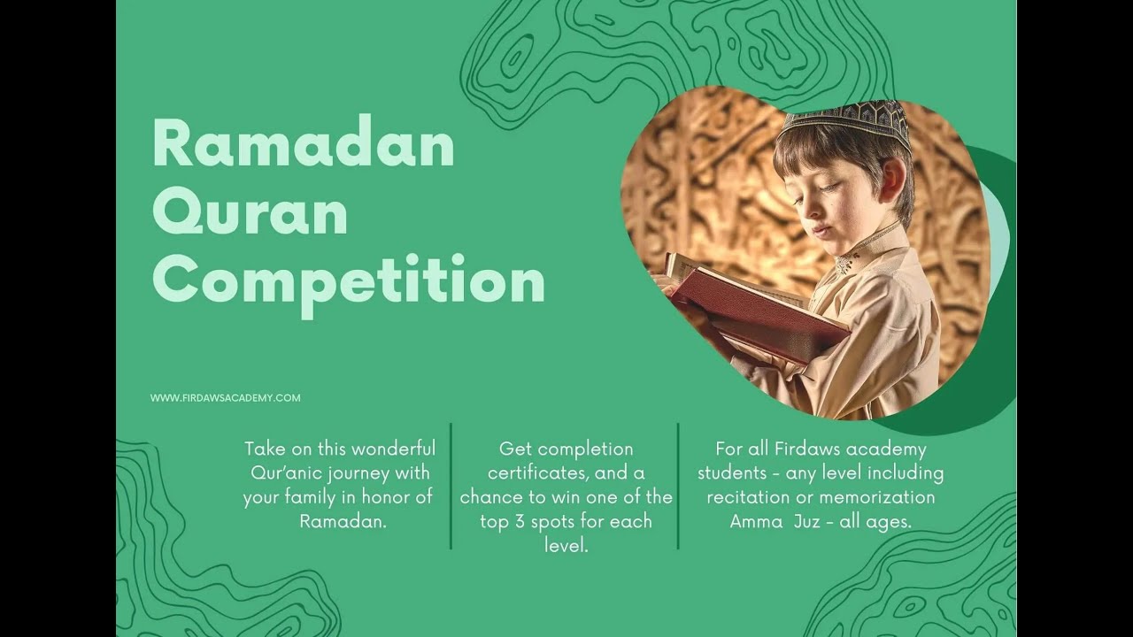 Ramadan Quran Competition 1446-2025 🌙 Firdaws Academy