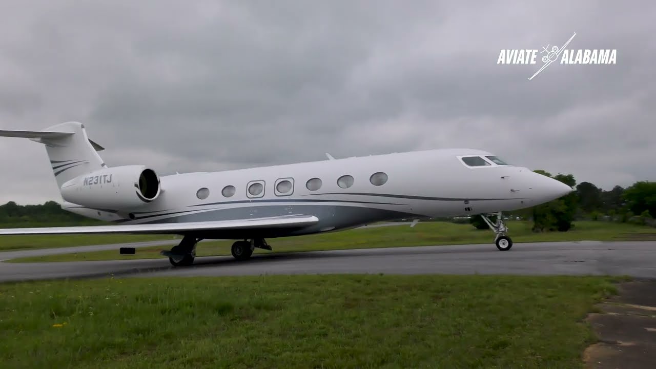 2023 Gulfstream G-500 l Takeoff l Landing l Talladega