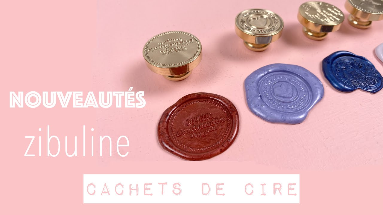 SCRAPBOOKING Nouveaux cachets ZIBULINE et astuces (mèche trop courte ou cire qui ne coule pas vite)