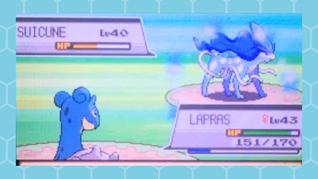 LIVE!! Shiny Suicune after 2444 SRs in HGSS (full odds)
