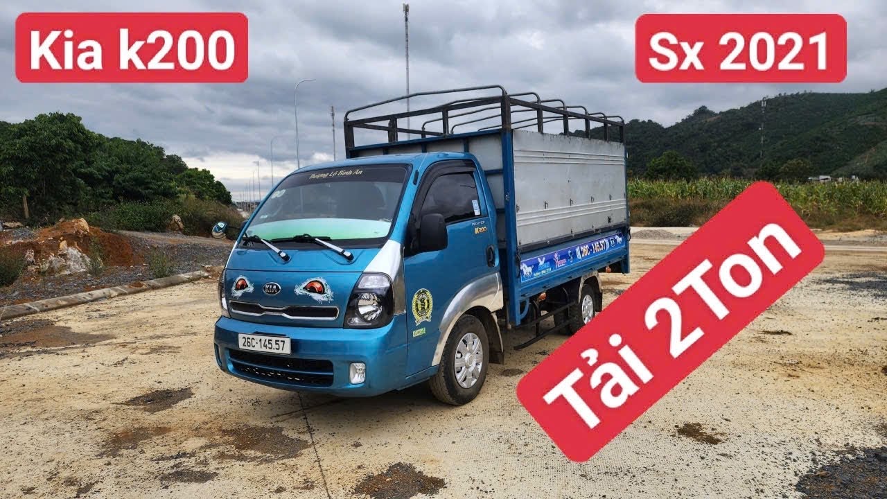 KIA K200 SX 2021 TẢI 2TON MÁY SỐ ZIN XE CÓ LÓT SÀN INOX CÓ MÀN HÌNH BG 328T 0986844367-0986700999 